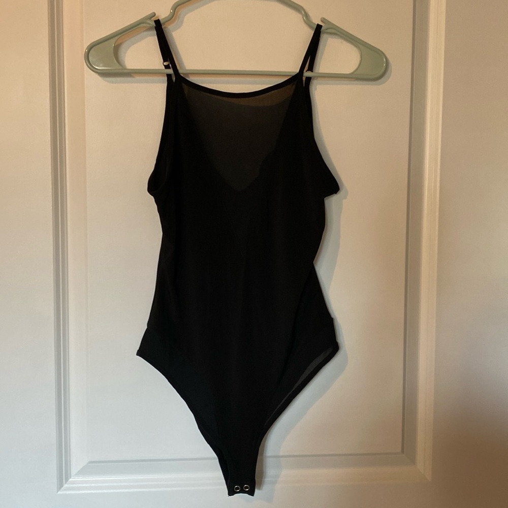 Black Knit Bodysuit